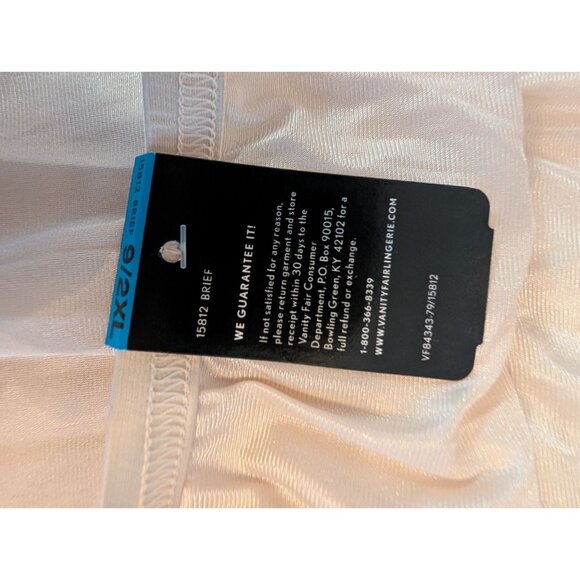Vanity Fair Perfectly Yours Briefs Fawn Multi Size 2XL Nylon & Cotton NWT - Picture 3 of 5
